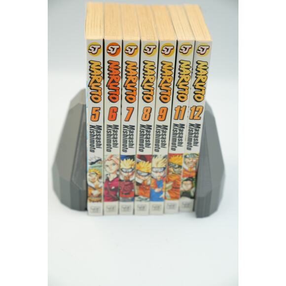 Naruto Manga Set Vol 5–9 11 & 12 English SJ VIZ Novel Lot Masashi Kishimoto - Picture 1 of 16